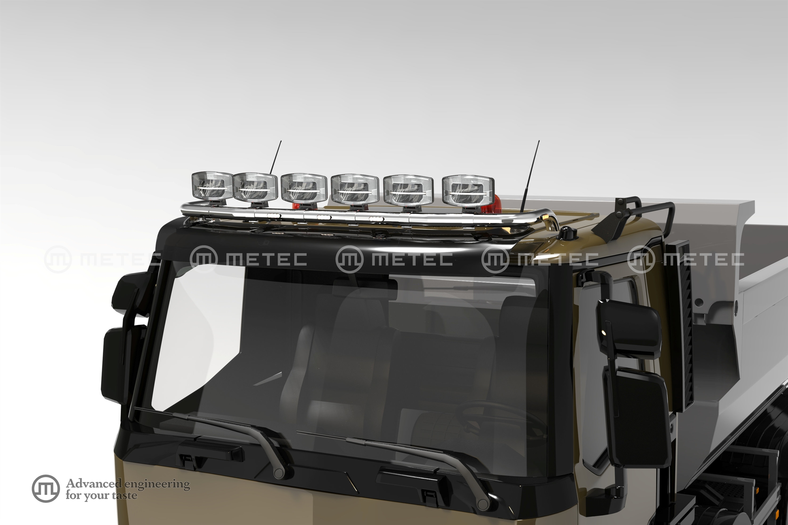 862351 Roof lamp holder | low, daycab LED