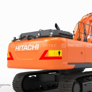 88600571 HITACHI 210-7 21 - Counterweight bar, LED, painted